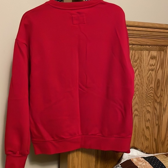 Red KANSAS sweatshirt size L 1897 brand - Picture 7 of 8
